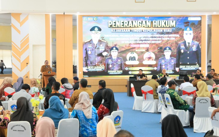 Kades se-Bintan Dapat Penerangan Hukum dari Kejati Kepri