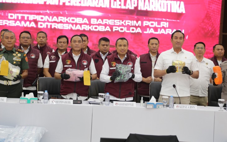 Bareskrim Tegaskan Komitmen Tanpa Kompromi Berantas Narkoba 