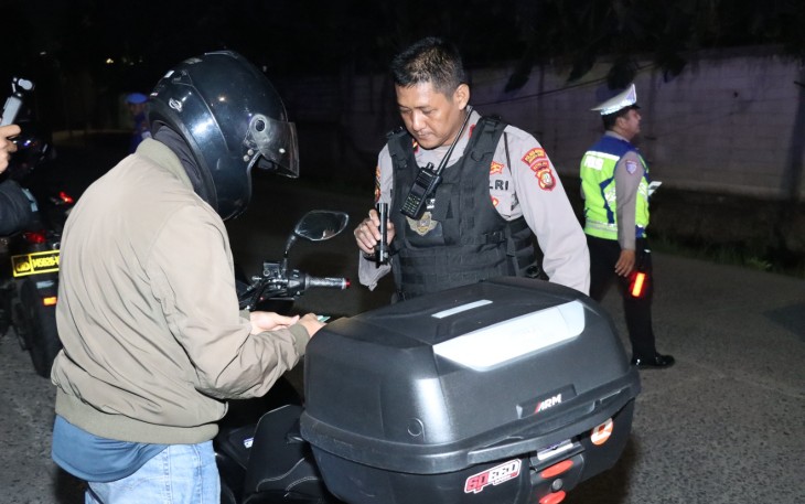 Polres Jakbar Gelar Razia dan Patroli Mobile