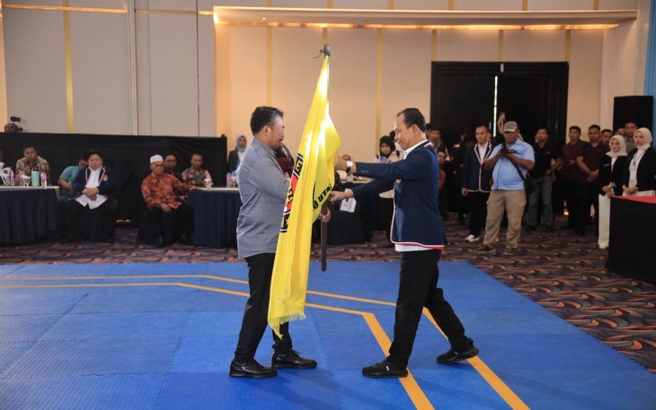 Ketum PBTI Letjen TNI Richard Tampubolon Lantik Pengurus Provinsi Taekwondo Indonesia Maluku Utara 2026-2030