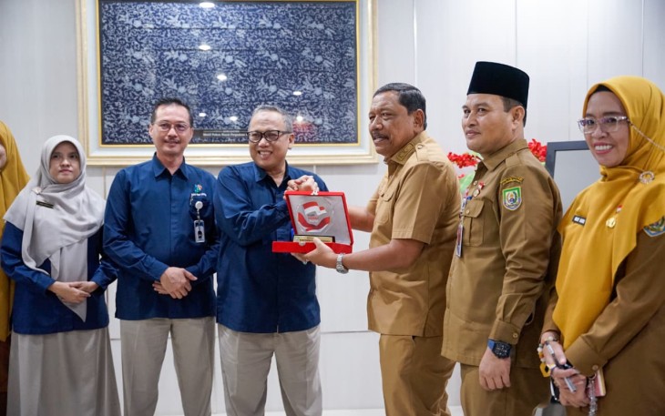 Wakil Gubernur Bengkulu, Senin (8/6), Kepala Badan Pusat Statistik (BPS) Provinsi Bengkulu, Win Rizal, menggelar rapat bersama Wakil Gubernur Bengkulu, Mian /Foto : MC 