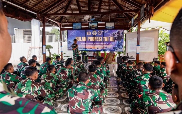 Personel Satrol Kodaeral IX Ikuti Sosialisasi Hukum Tentang Penegakan Hukum dan Kedaulatan di Laut
