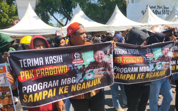 Aliansi Wong Nganjuk Bersatu Dukung Program Presiden Prabowo