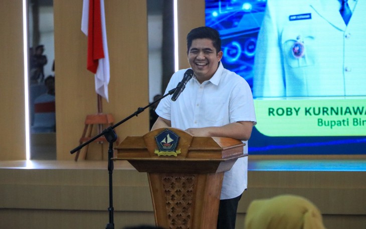Bupati Bintan, Roby Kurniawan secara resmi melaunching portal Bintan Satu Akses (BISA)