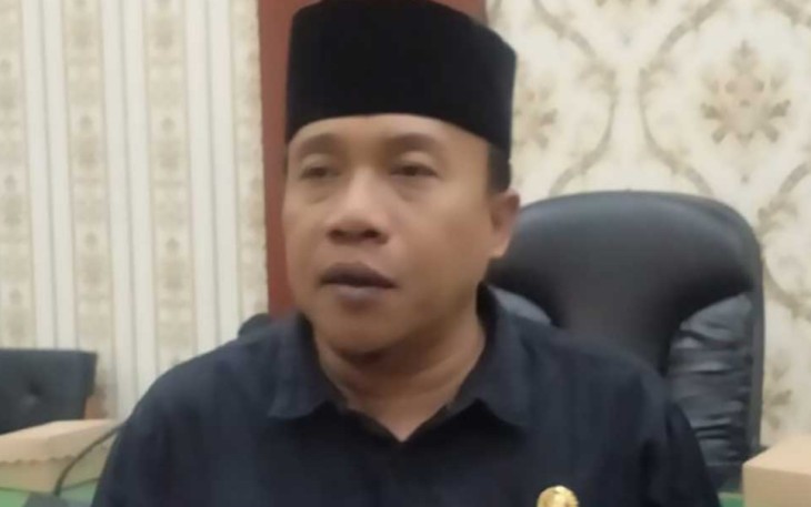 Ketua DPRD Trenggalek, Doding Rachmadi, saat di konfirmasi