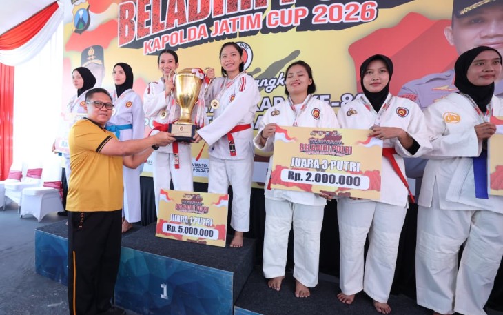 Kejuaraan Beladiri Polri Piala Kapolda Jawa Timur 2026 dalam rangka memperingati Hari Bhayangkara ke - 80 telah selesai, Jumat (19/6/2026) 