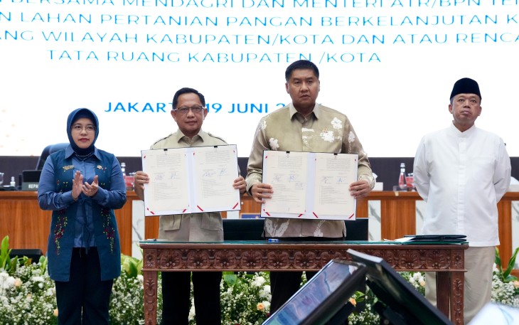 Tandatangani SKB dengan Menteri PKP, Mendagri Dukung Percepatan Pembangunan 3 Juta Rumah
