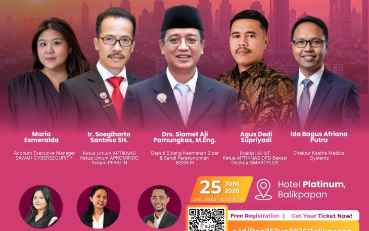 APKOMINDO, APTIKNAS, BSSN RI dan Yorindo Tutup Roadshow Nasional AI Driven Secure & Efficient 2026 di Balikpapan dengan Program Lelang Eksklusif Samsung Business TV