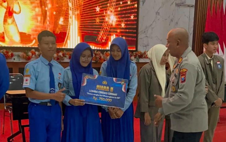 Polres Blitar Gelar Lomba Cerdas Cermat Pelajar Sambut Bhayangkara ke-80