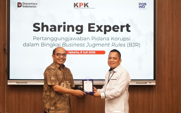 Pos Indonesia Gelar Sharing Expert Bersama KPK RI