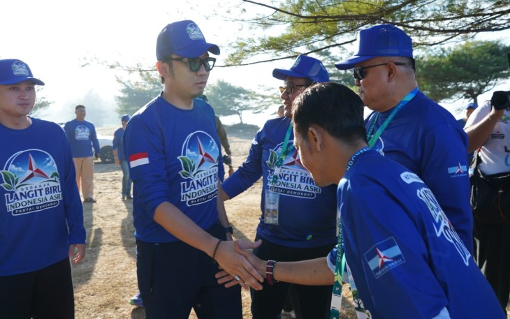 Peluncuran Gerakan Nasional Langit Biru Indonesia Asri turut dihadiri Ketua Fraksi Demokrat DPR RI Edhie Baskoro Yudhoyono