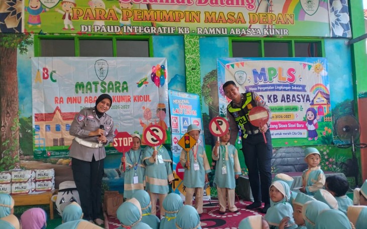 Polres Lumajang Tanamkan Budaya Tertib Lalu Lintas kepada Anak Sejak Usia Dini