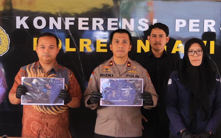 Polres Ngawi Tuntaskan Kasus Curanmor di Kendal, DPO Diamankan*
