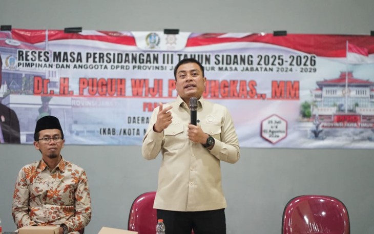 Anggota DPRD Jawa Timur Puguh Wiji Pamungkas