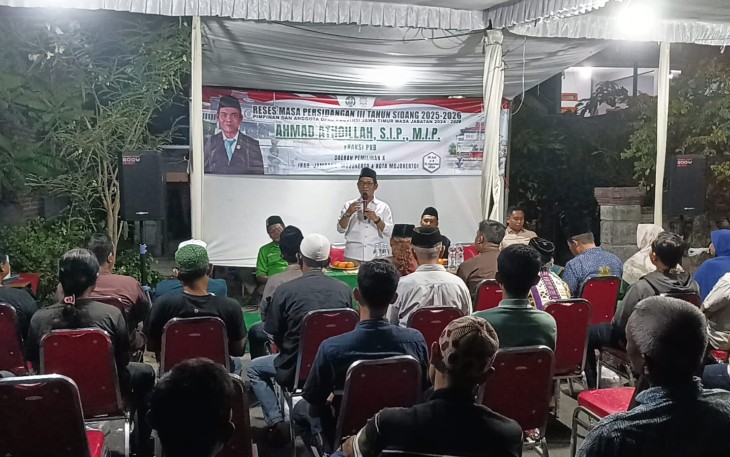 Reses Anggota Fraksi PKB DPRD Jawa Timur, Ahmad Athoillah, di Kecamatan Magersari, Kota Mojokerto, Rabu (30/7/2026), berlangsung penuh kehangatan