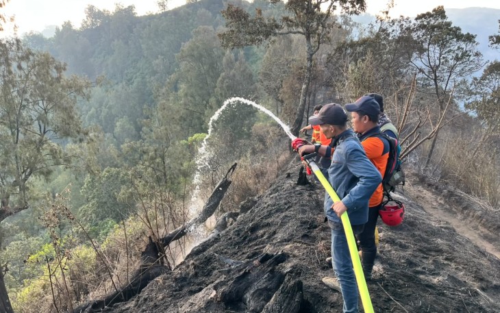 Penanganan Karhutla Berlanjut di Sejumlah Gunung Jawa Timur