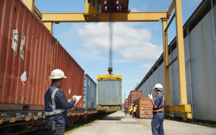 KAI Logistik Kelola 6,8 Juta Ton Angkutan Barang hingga Mei 2026