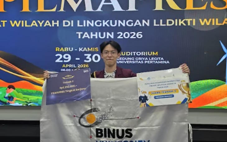 Perjalanan Mahasiswa BINUS University dalam Meraih Juara 3 Pilmapres LLDIKTI Wilayah III
