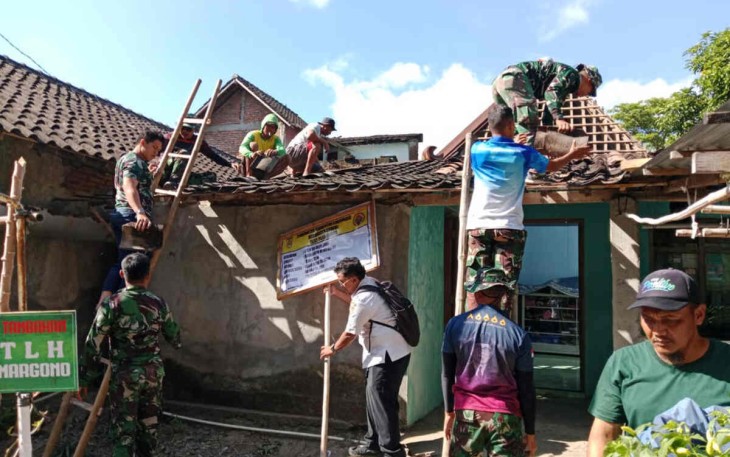 TMMD Kodim 0726/Sukoharjo Wujudkan Hunian Layak Bagi Lima Keluarga