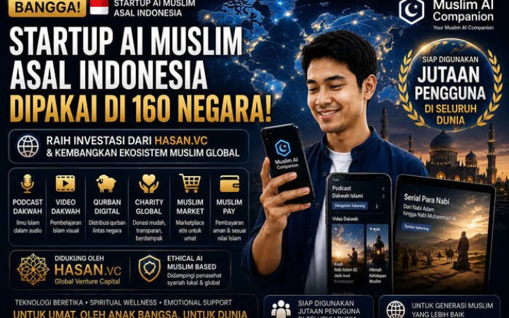 Tembus Pasar Global, Muslim AI Companion Jadi Super-App Ummah Internasional