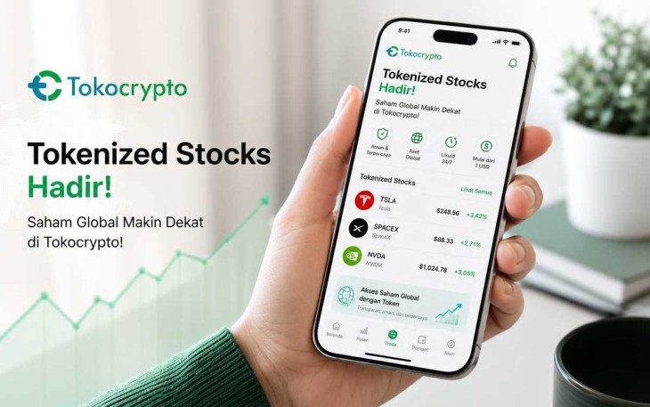 Tokocrypto Buka Akses Saham NVIDIA hingga SpaceX Lewat Kripto