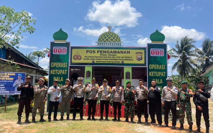 Kapolres Mukomuko Lakukan Pengecekan Pos Pengamanan dan Pos Pelayanan Operasi Ketupat 2026