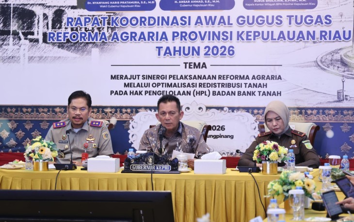 Rakor Awal GTRA Provinsi Kepri, Selasa (7/7/2026)