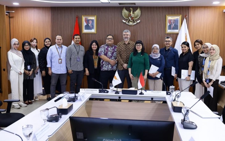 Pertemuan Wamendiktisaintek, Stella Christie dengan Duta Besar Republik Siprus untuk Indonesia, Nikos Panayiotou di Kantor Kemdiktisaintek, Rabu (1/4).