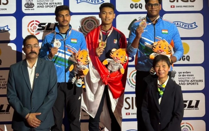 Briptu Muhamad Fawwaz Aditia Farrel Raih Medali Emas dan Pecahkan Rekor Dunia di Ajang Asian Rifle/Pistol Chqmpion 2026 India