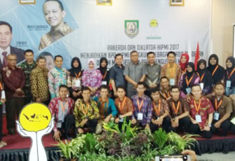 Rakerda BPD Himpunan Pengusaha Muda Indonesia(HIPMI) Provinsi Bengkulu, di Hotel Madelin, Lingkar Barat, Kota Bengkulu, Kamis (23/02).