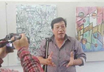 Salah satu dewan juri Bengkulu Art Festival, Norodom Sianug
