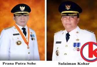 Walikota H SN Prana Putra Sohe dan Wakil Walikota H Sulaiman Kohar (Nansuko)