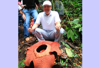 Plt Gubernur mengunjungi Habitat Rafflesia di Kawasan Cagar Alam Taba Penanjung Bengkulu Tengah