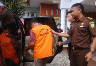 Terangka Ju saat digelandang ke Lapas Malabero 