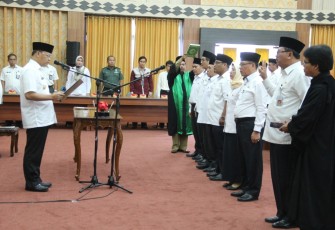 Pelantikan Majelis Pertimbangan TPTGR Provinsi Bengkulu