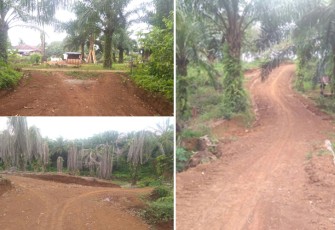 Pembangunan Jalan Produksi di Desa Kuro Tidur