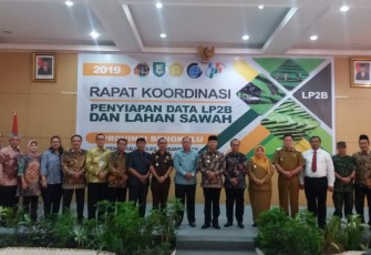 Rakor Penyiapan Data LP2B dan Lahan Sawah