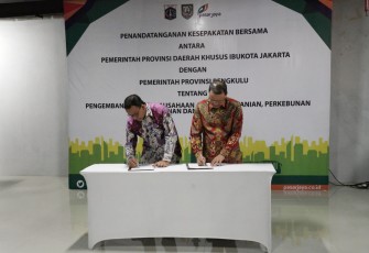 Pemprov Bengkulu dan DKI Jakarta Teken MoU Pengembangan Sektor Unggulan