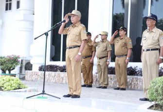 Pasca Libur Lebaran, Plt Bupati Asahan Pimpin Apel Gabungan