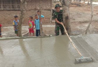 Anak anak Desa Blukbuk kini tak lagi takut dengan Tentara