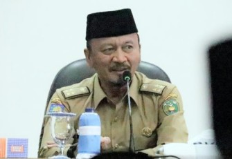 Sekretaris Daerah Kota Bengkulu Marjon Pimpin Rapat 