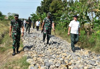 Danrem 071/wijayakusuma cek fisik TMMD Tegal