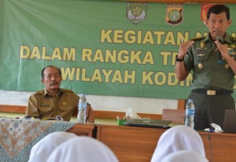 Kapendam Jaya saat memberikan arahan