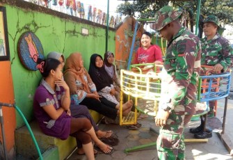 Ibu ibu berharap ada kursus rias dalam program TMMD Kalikondang