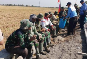 Semangat gotong royong tumbuh di lokasi TMMD