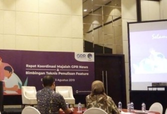 Rapat Koordinasi Majalah GPR News