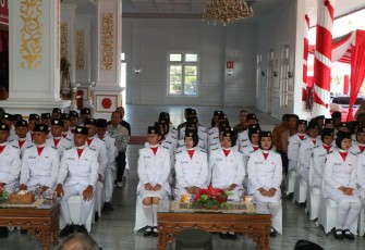 Paskibra Provinsi Bengkulu Tahun 2019 Resmi Dibubarkan