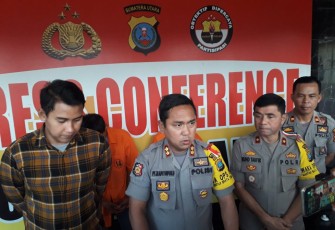 Polres Asahan Gelar Press Release Ungkap Pelaku Curanmor