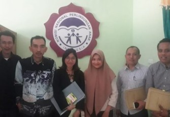 Kabag Hukum Abdul Rais SH Dan Kuasa Hukum Pemkot Datangi Komnas Perlindungan Anak 