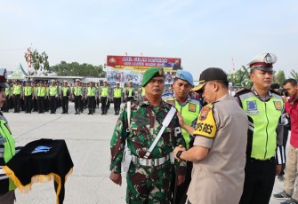 Prajurit Kodim Klaten Ikuti Apel Gelar Pasukan Operasi Patuh Candi 2019